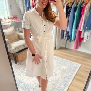Ann Taylor Linen Shirtdress, size 8P